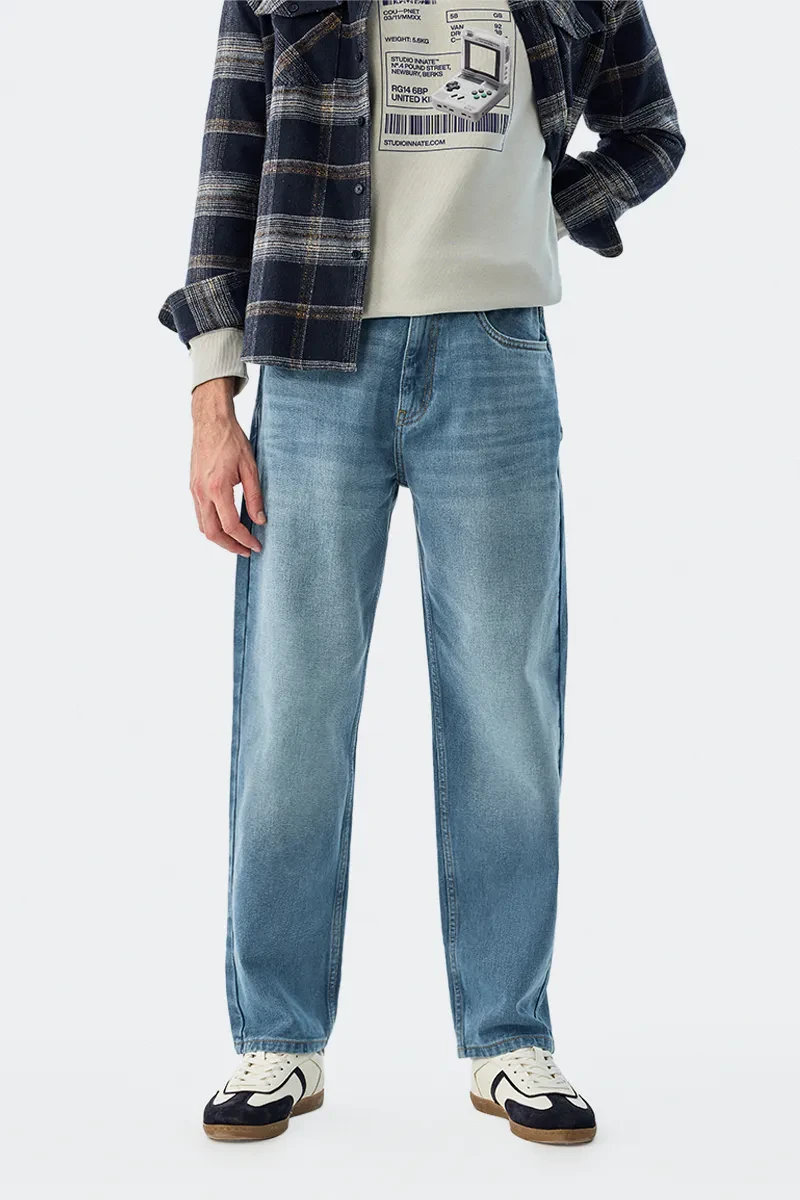 Blue-Baggy -Jeans