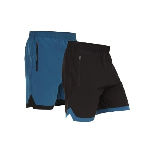 Men’s 2-Pack Polyester Yoga & Running Shorts